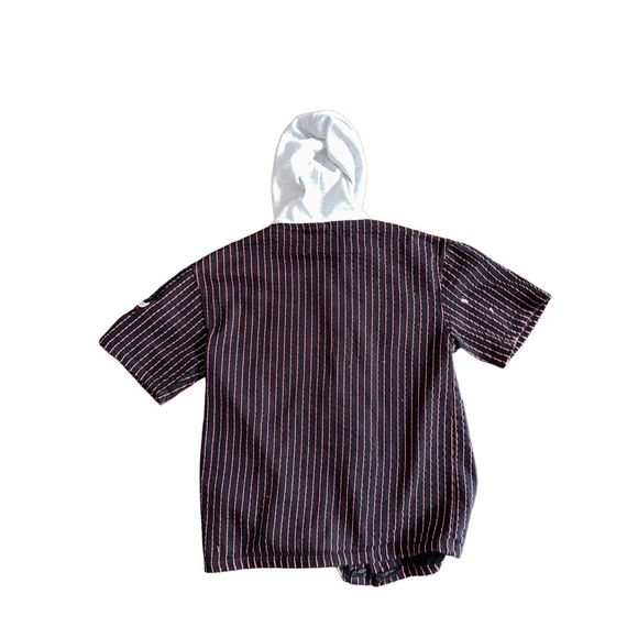 Chicago Bulls Button Up Hooded Shirt - Picture 2 of 5